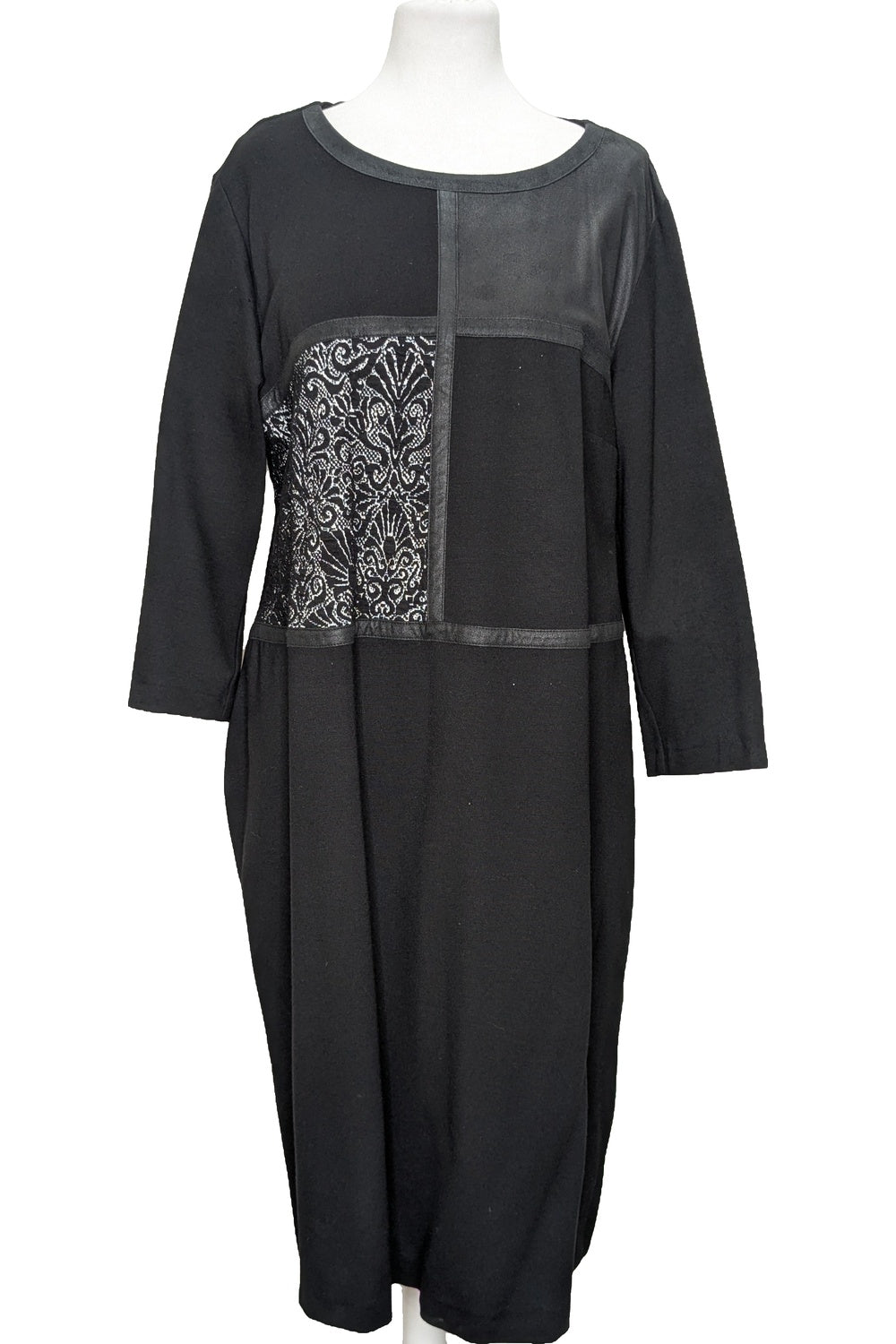 Jupe Christine Laure Taille 44 Kaki - Viscose/polyamide, Style Droit, Taille élastiquée, Occasion Très Bon état