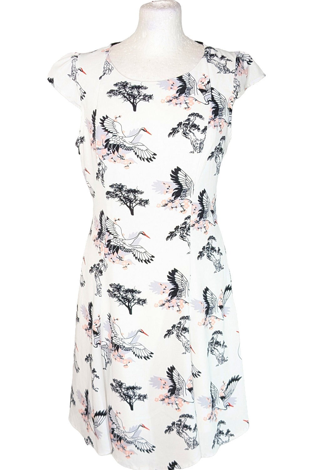 Tunique Molly Bracken Taille S – Gris, Manches Longues, Dentelle Au Bas, état Impeccable
