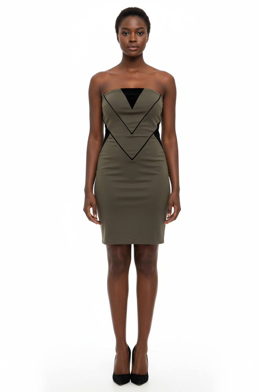 Robe Bershka Noire Taille M - Longueur Genou, Moulante, Très Bon état