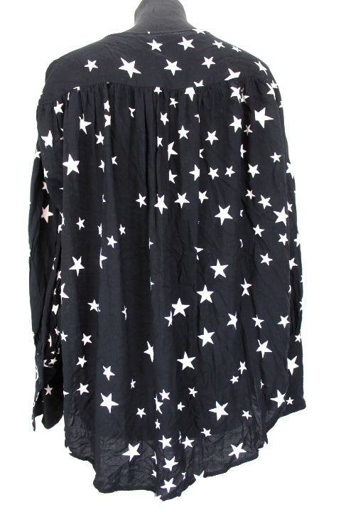 Blouse boutonnée étoilée Zara taille 36
