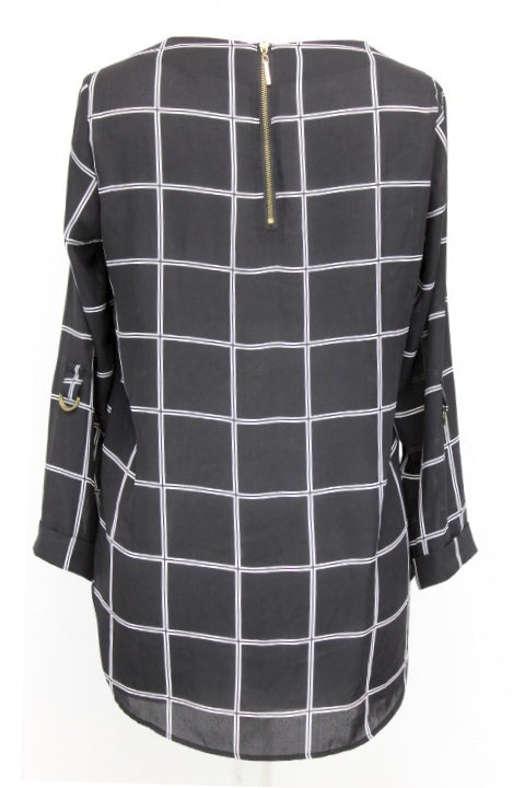 Blouse légère à grands carreaux Atmosphere taille 34
