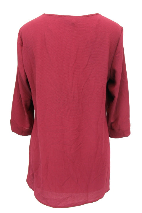 Blouse longue bordeaux Atmosphère taille 36