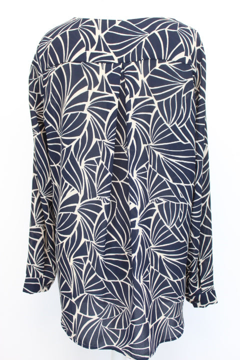 Blouse noire imprimée VILA CLOTHES taille S