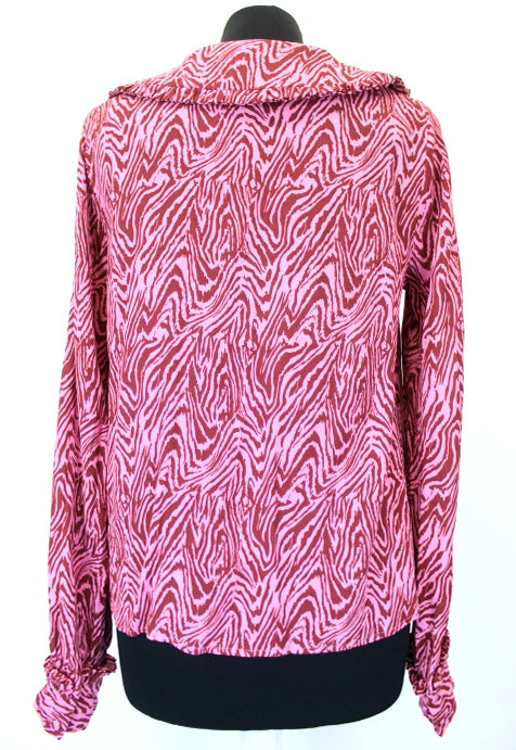 Blouse rose & marron Yas taille 40