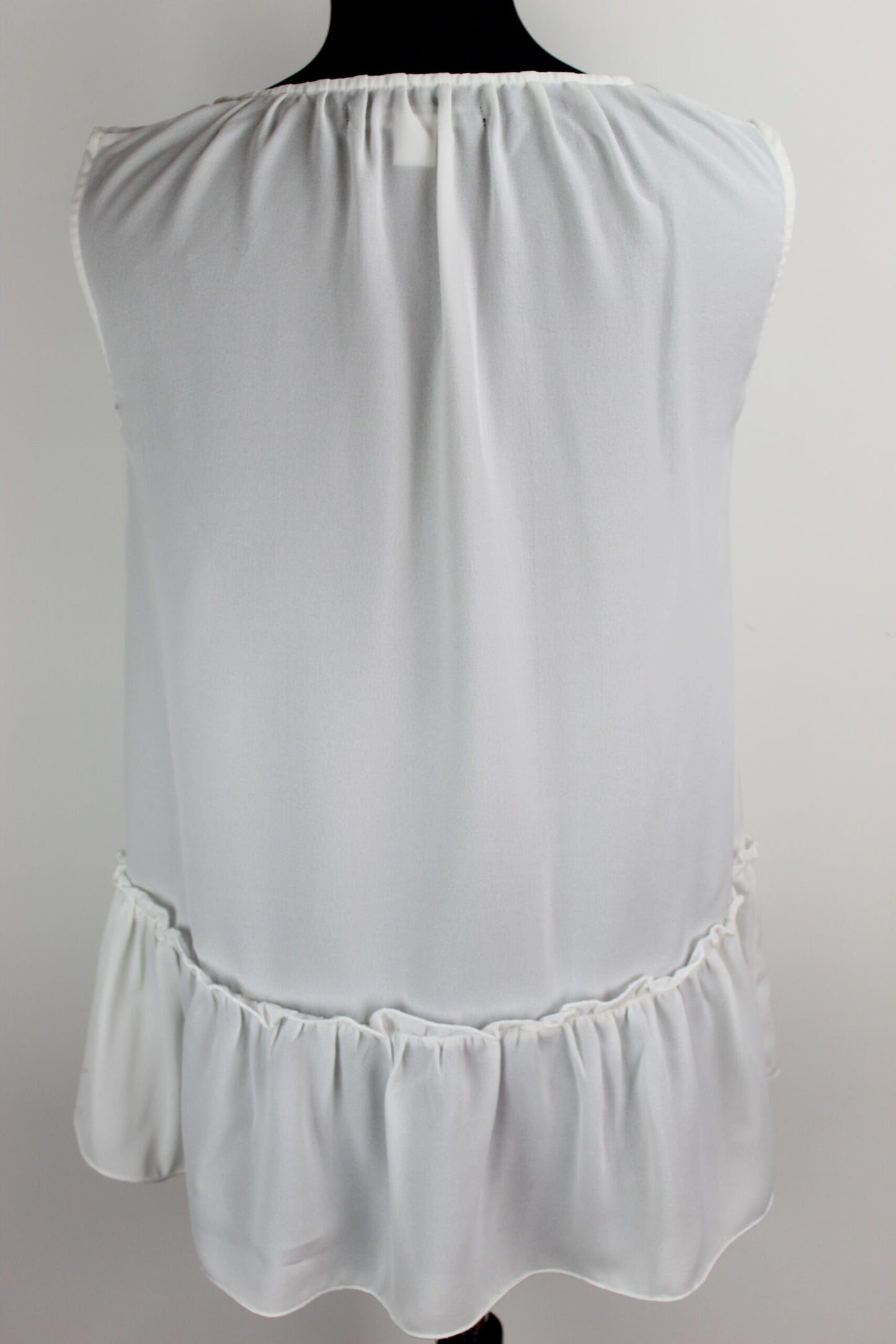 Blouse volantée sans manches Venca taille S