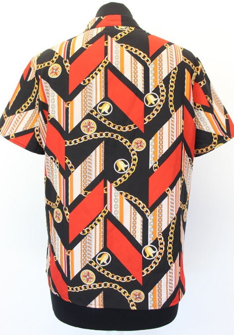 Chemisette imprimé géométrique Shein taille 38