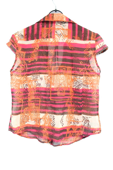 Chemisier transparent sans manches BREAL taille 44