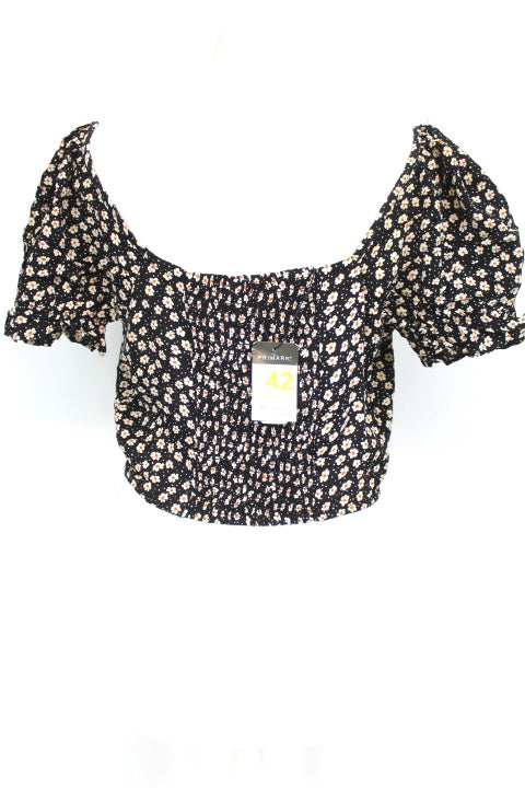 Crop top motif printanier Primark taille 42 NEUF