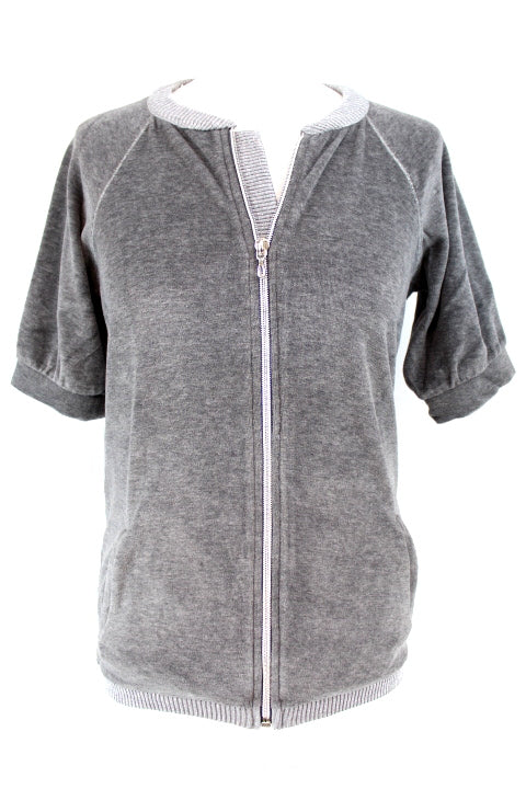 T-shirt Plissé Chattawak Femme, Taille S/M, Beige/taupe - Très Bon état