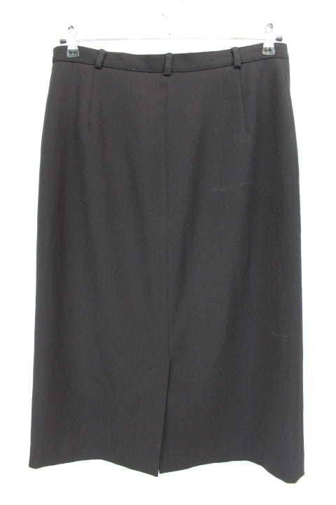 Jupe droite - Fermeture éclaire et passants - Fendue devant et derrière - Caroll - Taille 44 - Friperie - Seconde main