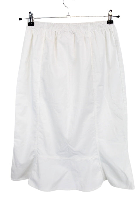 Jupe droite garnie volants BERNARD SOLFIN Taille 42 - Friperie seconde main