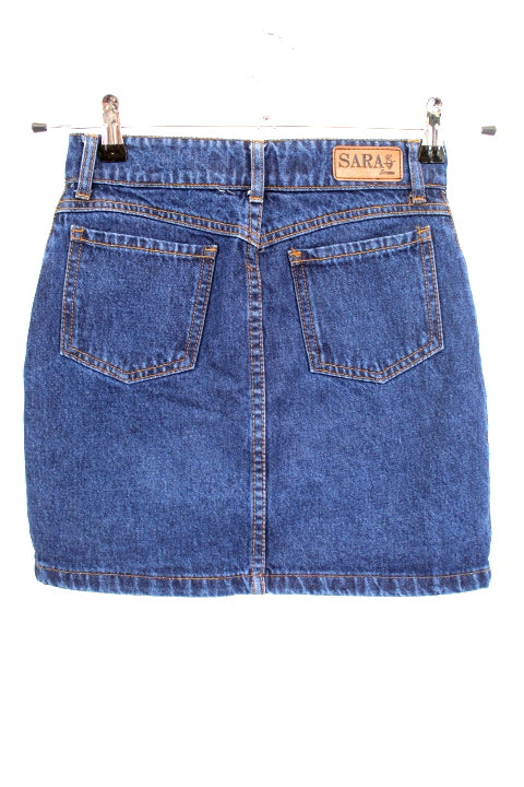 Jupe en jeans boutonnée SARA taille S
