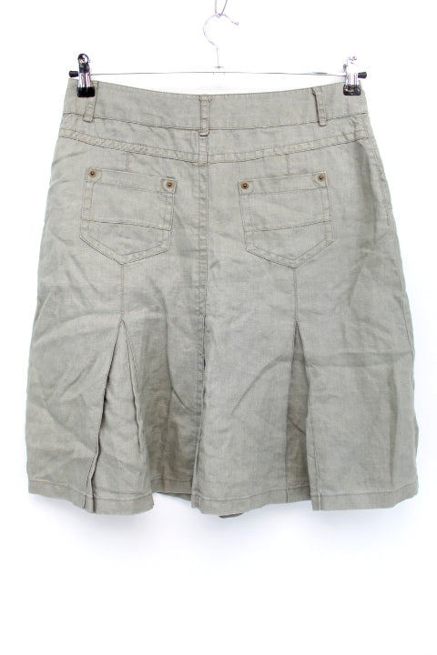 Jupe en lin à fausses poches devant Camaïeu taille 44