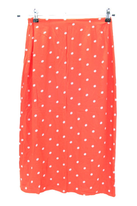 Jupe mi-longue fleurie JENNYFER taille XS