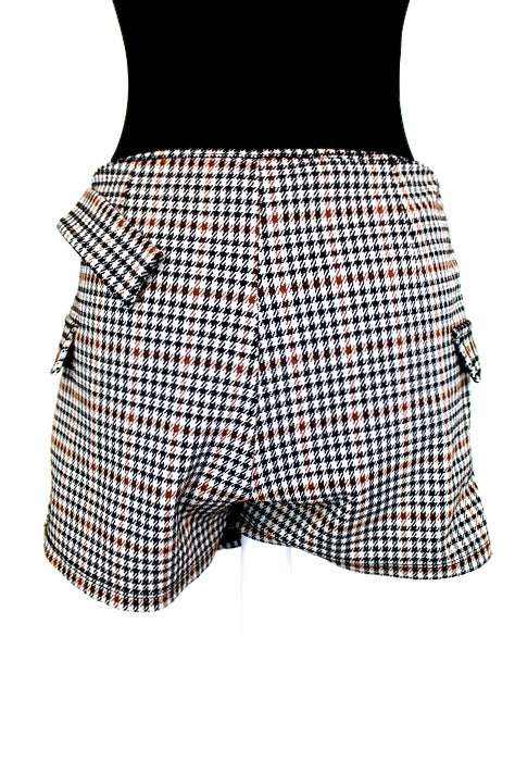 Jupe-short façon pied de poule Jennyfer T38
