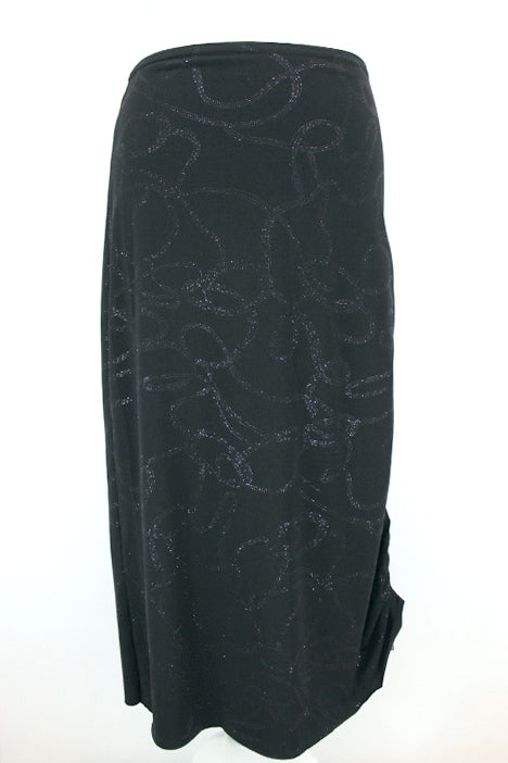 Jupe Plissée KIABI Taille 40 - Gris Chiné - Longueur 64 Cm - Coton Mélangé - Occasion Très Bon état