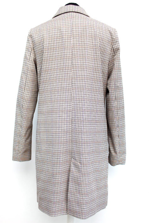 Manteau à carreaux long Camaïeu taille 36