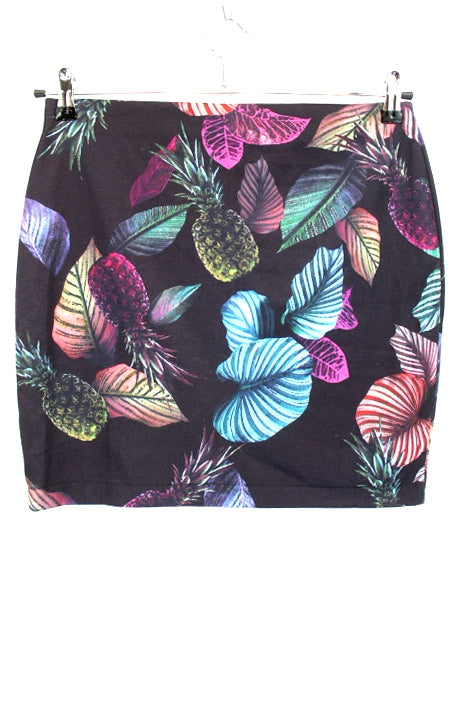 Mini jupe imprimée feuille H&M taille M