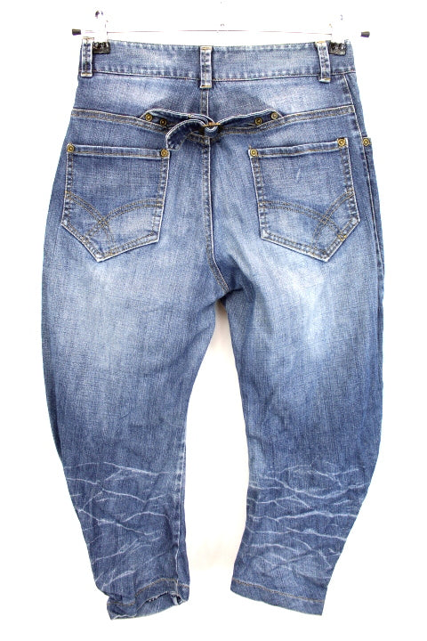 Pantacourt en jeans LA FEE MARABOUTEE taille 38