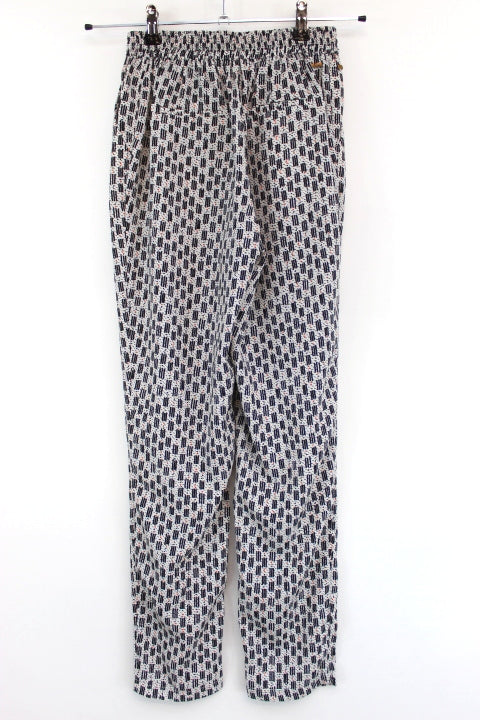 Pantalon fluide avec ceinture élastique et poches - BONOBO taille 36 - Vêtement de seconde main - Friperie en ligne