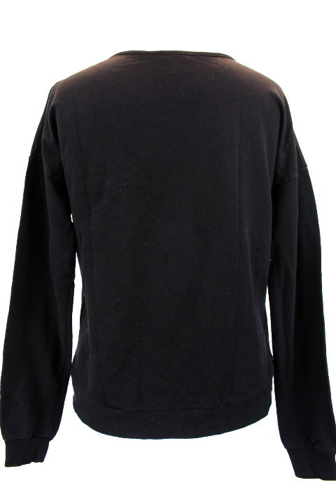 Pull léger bi-matières (avant légèrement transparent et dos plein) JENNYFER taille S - Vêtement de seconde main - Friperie en ligne