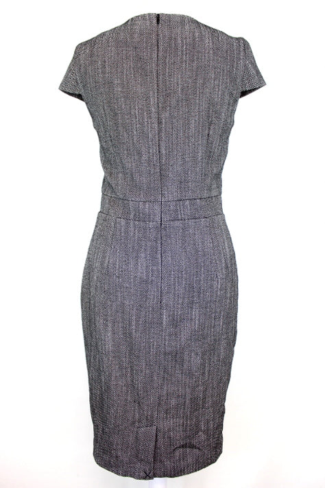 Robe ajustée à motifs chevrons fins H&M taille 36
