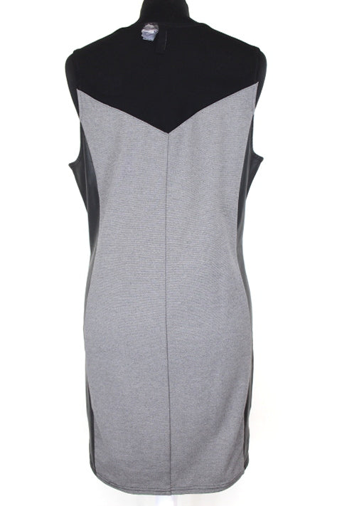 Robe bi matière grise et noire H&M taille L