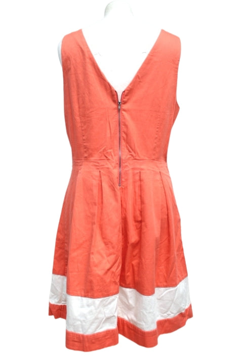 Robe bicolore à plis plats CAMAÏEU taille 42