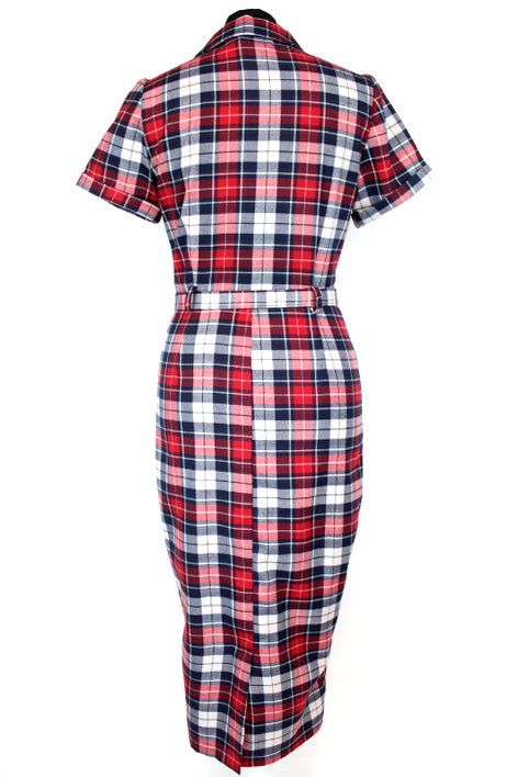 Robe chemisier carreaux Collectif Vintage taille XXS