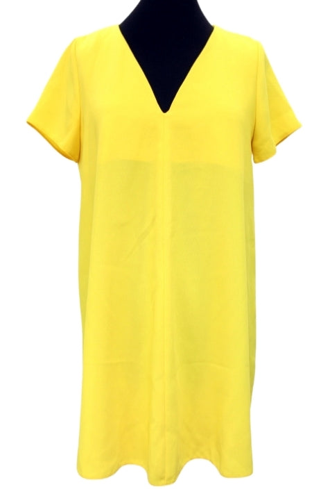 Robes Chemise Chemise Zara Jaune Robe ZARA Taille 36 S Seconde