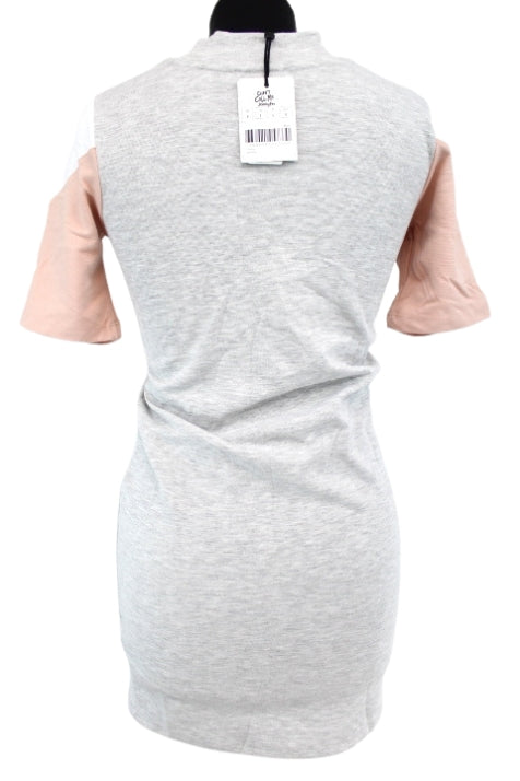 Robe droite aspect sweet - Col montant - JENNIFER - Taille S - Friperie - Seconde main