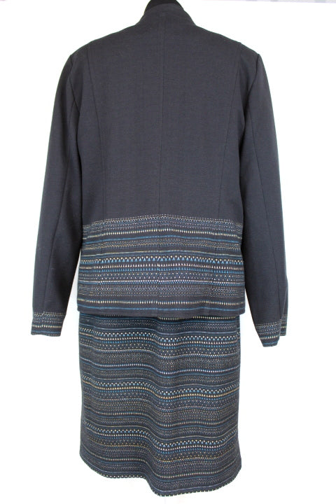 Robe et Veste à fines rayures Armand Thiéry taille 44
