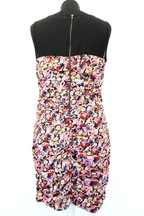 Robe froncée fleurie Cache Cache taille 36