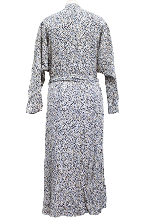Robe longue et fluide col mao H&M taille M - Vêtement de seconde main - Friperie en ligne