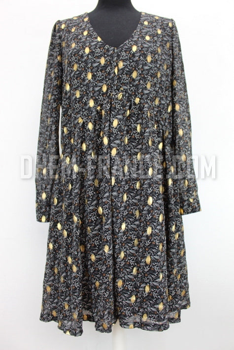 Robe noire voile L'Olive Verte taille 36