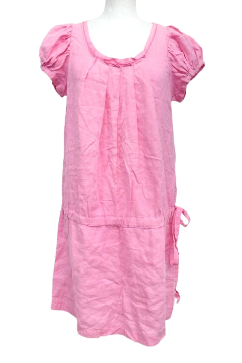 Robe D'été Benetton Taille 38 - Midi Moulante En Polyester Beige à Motifs Géométriques