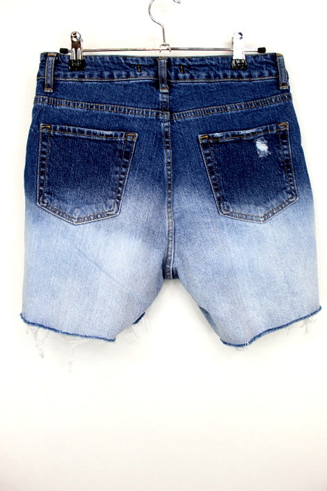 Short en jean usé et effiloché Caspita taille 36