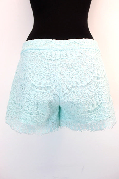 Short guipure vert d'eau Drôle de Copine taille 40
