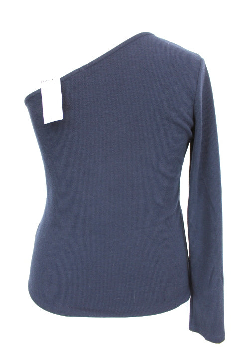 Tee shirt uni manche bleu KIABI taille L