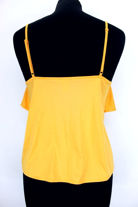 Top bretelles orangé H&M Taille 34