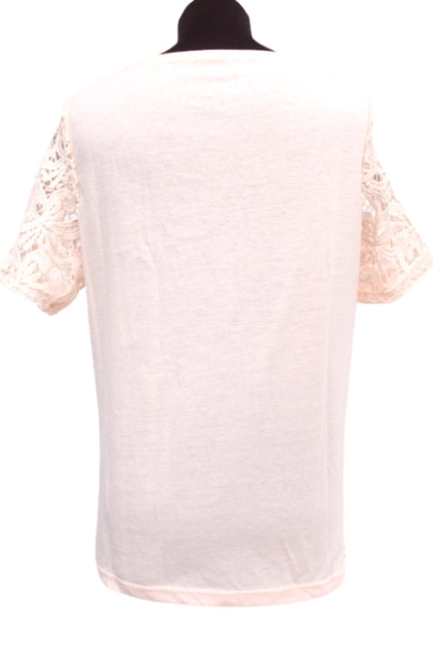 Top en dentelle doublé PAOLA taille L - Vêtement de seconde main - Friperie en ligne