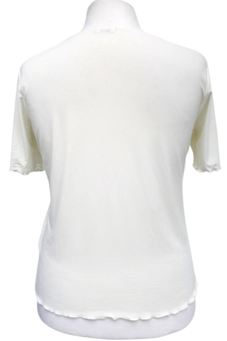 Top léger, décoré avec perles et sequins DAMART Taille 42/44 - Vêtement de seconde main - Friperie en ligne
