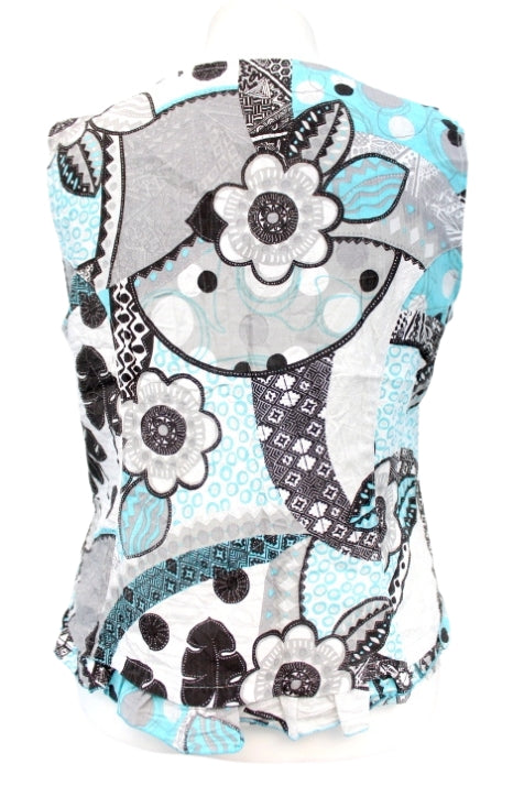 Top sans manches bariolé Niki taille 48