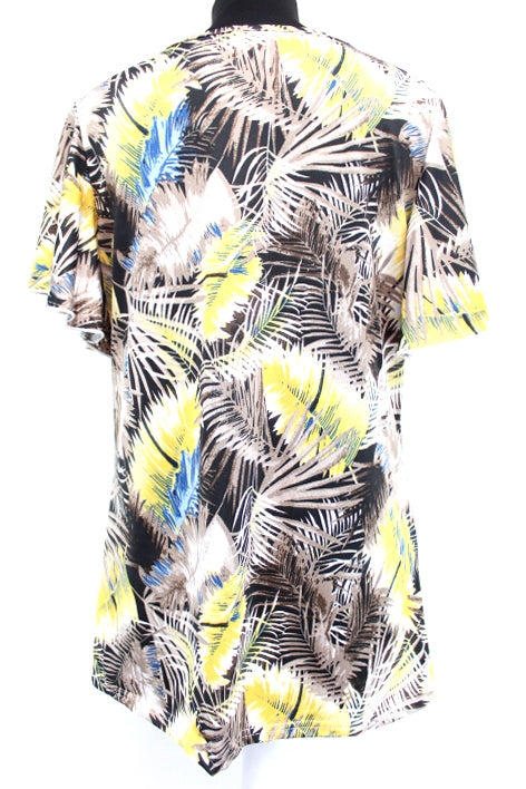 Top stretch imprimé BLEU BONHEUR Taille 3840