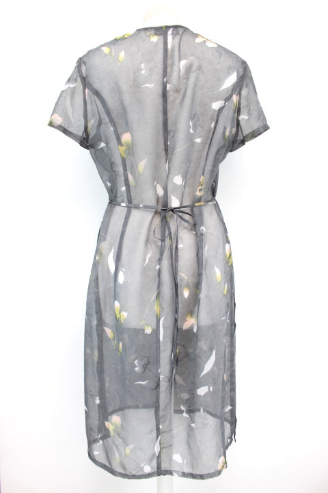 Tunique longue transparente grandes fentes côtés Betty Barclay taille 38-40