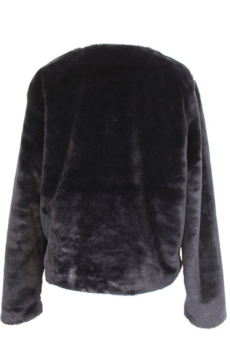 Veste demi-saison fausse fourrure Camaïeu taille 44