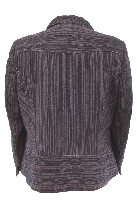 Veste élégante rayée boutonnée Christine Laure taille 44