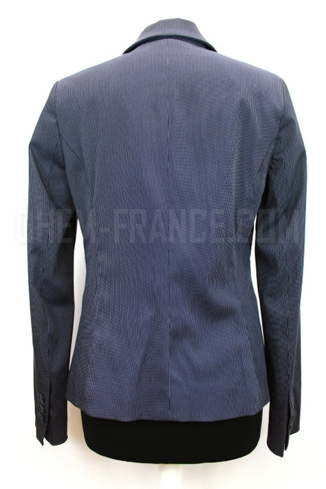 Veste fines rayures sellier Mango taille 36