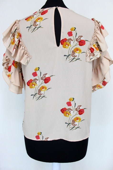 blouse beige Zara taille 34