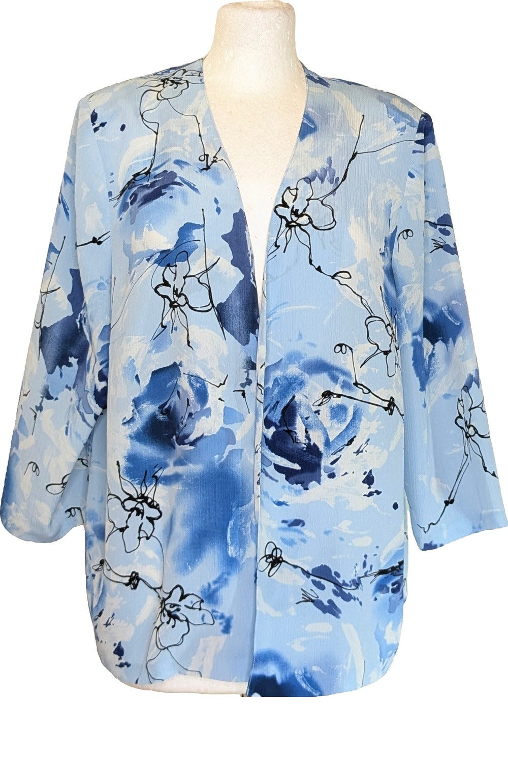 Pull Col V Vintage Griffon Années 80 - Made In France, Acrylique, Taille M, Gris